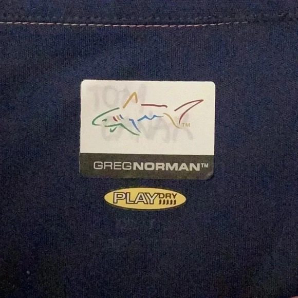 Greg Norman Men’s Play-Dry Gold Orange Blue Ombre Short Sleeve Polo | Size XXL - Picture 9 of 11